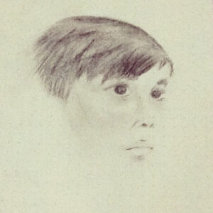 old sketch of AJ